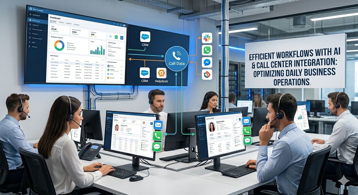 How Call Center Integration Can Streamline Daily Business Operations