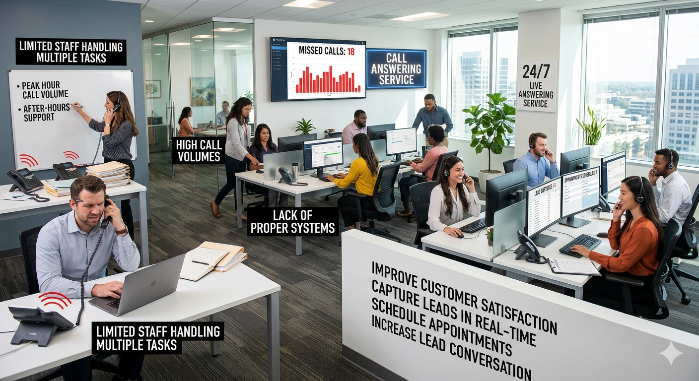 Missed Calls = Lost Revenue | Fix It with 24/7 Answering Service